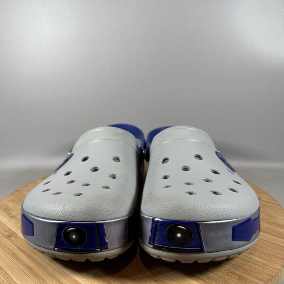 S Crocs Crocband R2-D2 Clog Mens 9 Womens 11 Grey Blue‎ Star Wars main image 4